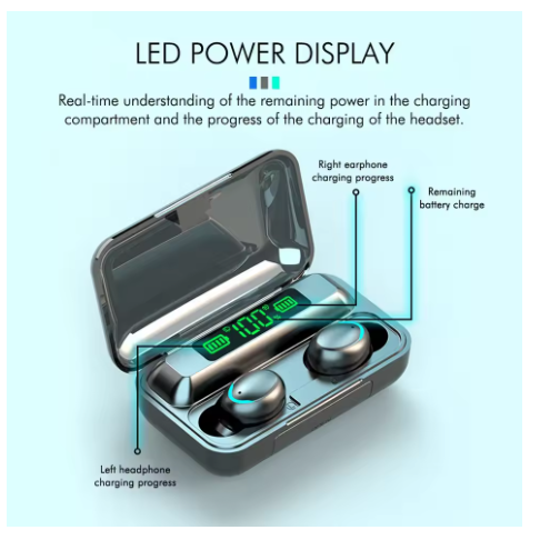 New F9 Bluetooth headsets 5.0 Headphones