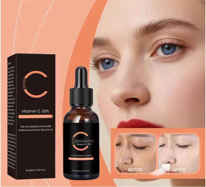 MABOX Vitamin C Facial Serum Hyaluronic Acid Dark Skin Brighten Serum 30ml
