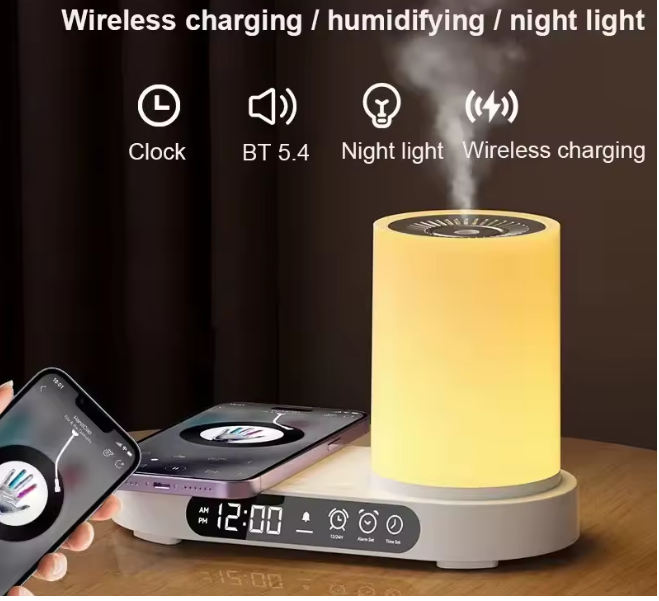 New Desktop Audio Wireless Charging Intelligent Aromatherapy Humidifier