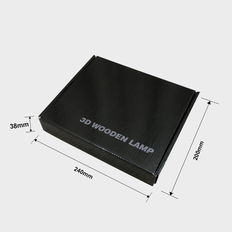 New 3D Lion head solid wood Creative hollow carving gift light table lamp