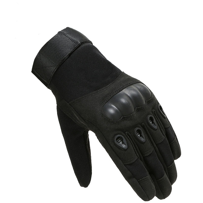 Men's Anti-Slip Tactical Gloves - Full-Finger Protection for Military Combat, Airsoft Shooting & Bicycle Use