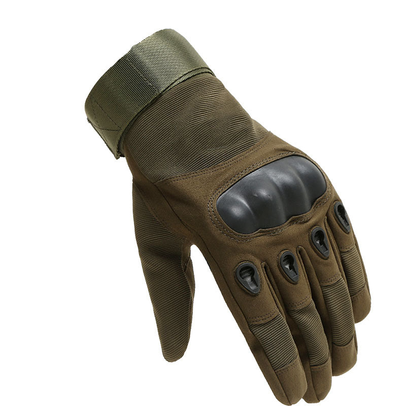 Men's Anti-Slip Tactical Gloves - Full-Finger Protection for Military Combat, Airsoft Shooting & Bicycle Use