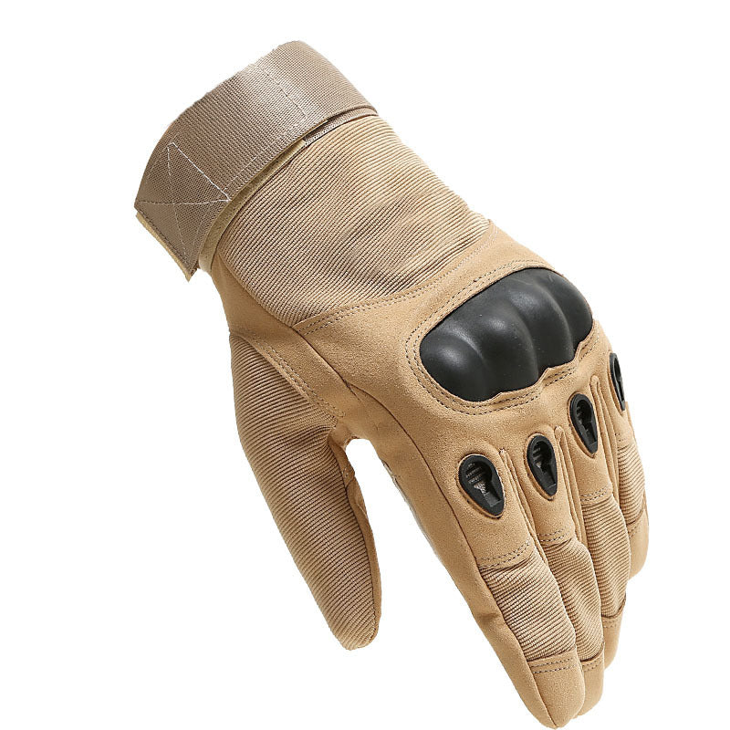 Men's Anti-Slip Tactical Gloves - Full-Finger Protection for Military Combat, Airsoft Shooting & Bicycle Use