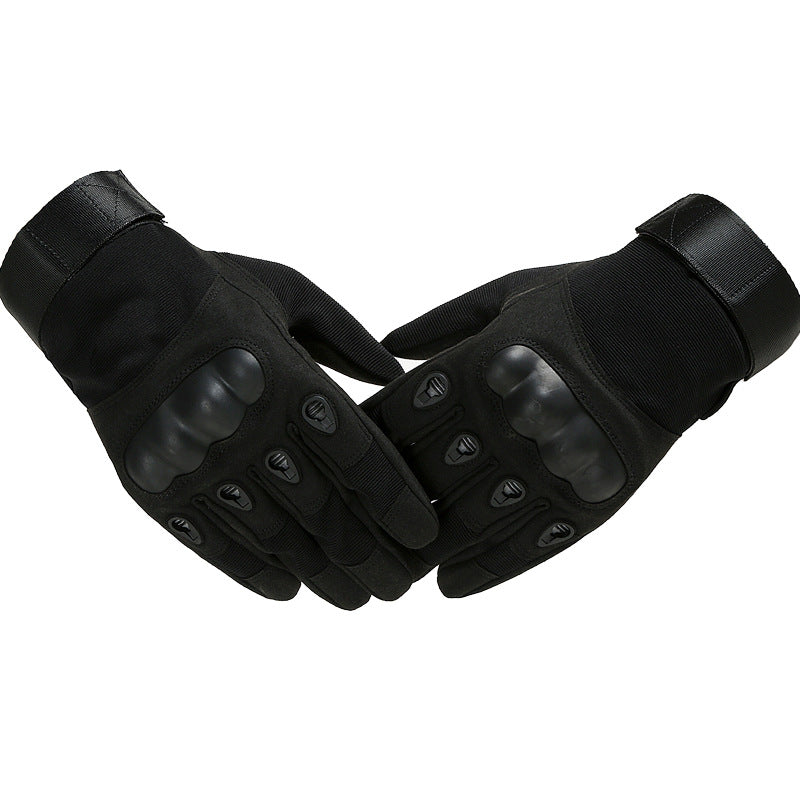 Men's Anti-Slip Tactical Gloves - Full-Finger Protection for Military Combat, Airsoft Shooting & Bicycle Use