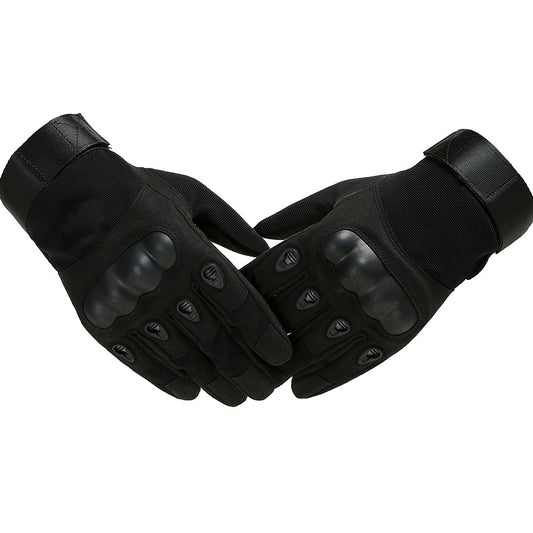 Men's Anti-Slip Tactical Gloves - Full-Finger Protection for Military Combat, Airsoft Shooting & Bicycle Use
