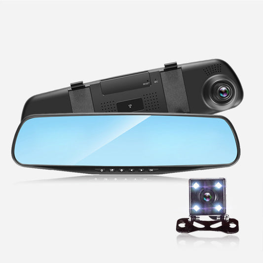 New 4.3 inch 1080P Dual Camera Dash Cam, DVR, Wide Angle, Night Vision, G-Sensor, Loop Recording, Easy Install