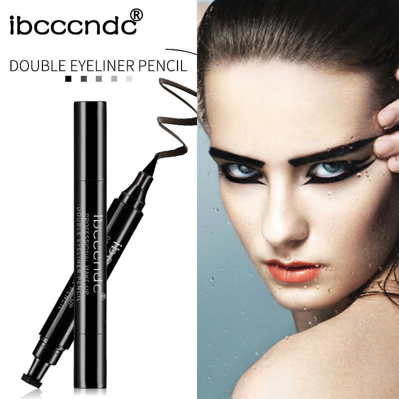 Ibcccndc waterproof  Double eyeliner& eyebrow seal pen eyebrow