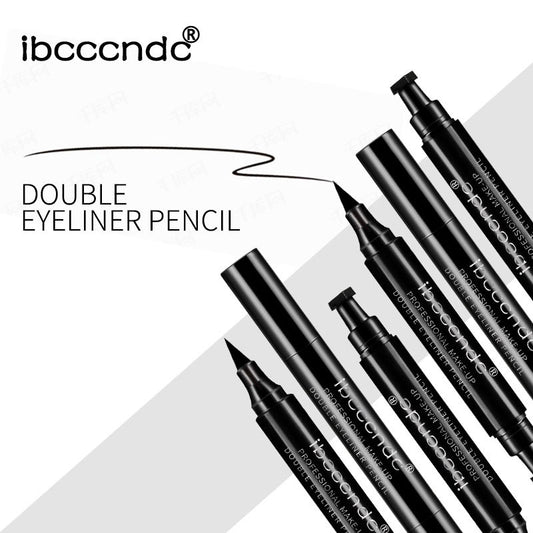 Ibcccndc waterproof  Double eyeliner& eyebrow seal pen eyebrow