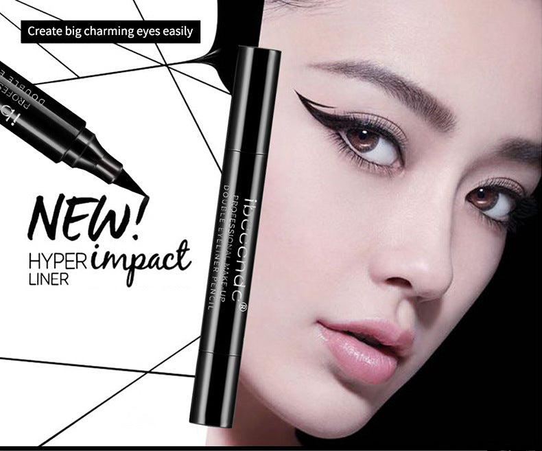 Ibcccndc waterproof  Double eyeliner& eyebrow seal pen eyebrow