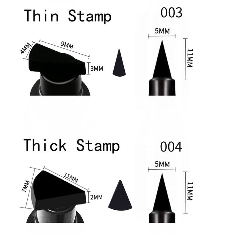 Ibcccndc waterproof  Double eyeliner& eyebrow seal pen eyebrow