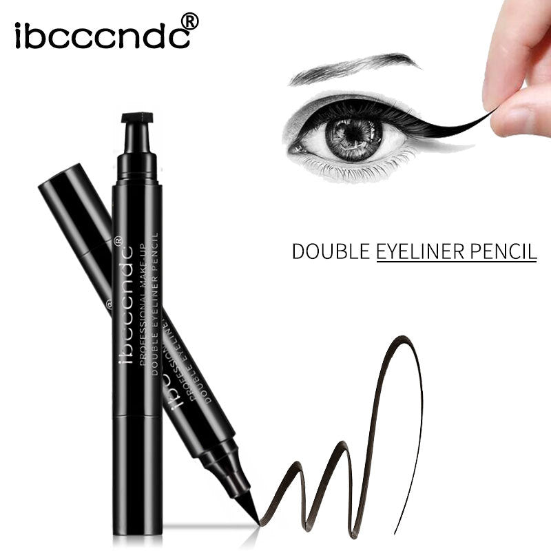 Ibcccndc waterproof  Double eyeliner& eyebrow seal pen eyebrow