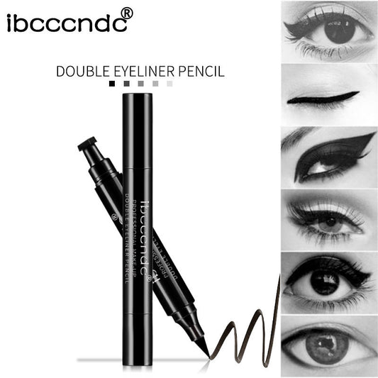 Ibcccndc waterproof  Double eyeliner& eyebrow seal pen eyebrow