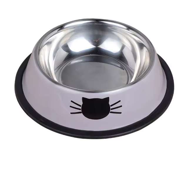 Stainless steel pet bowl