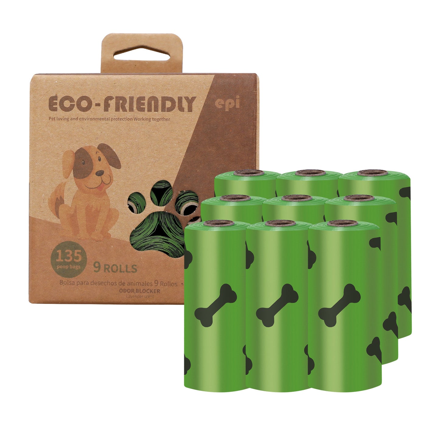 New product dog poop bag with dispenser