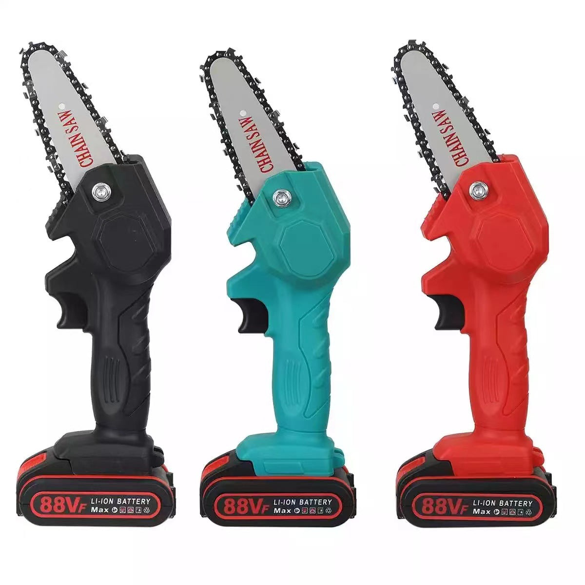 Rechargeable electric 4-inch electric chain saw