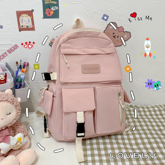 New large-capacity student school bag
