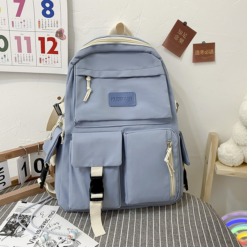 New large-capacity student school bag