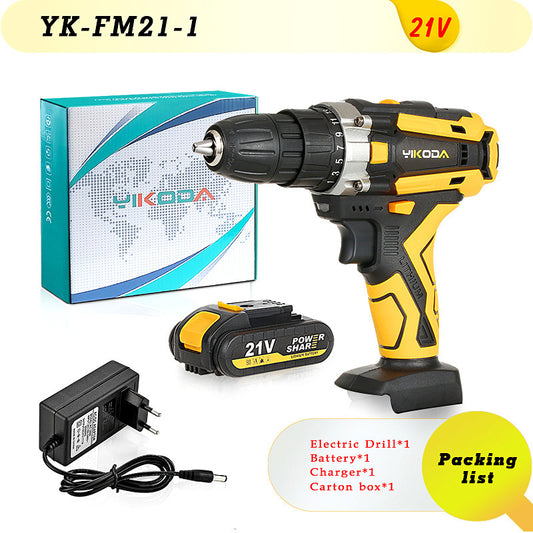 Dual multifunctional electric speed household cordless lithium electric drill