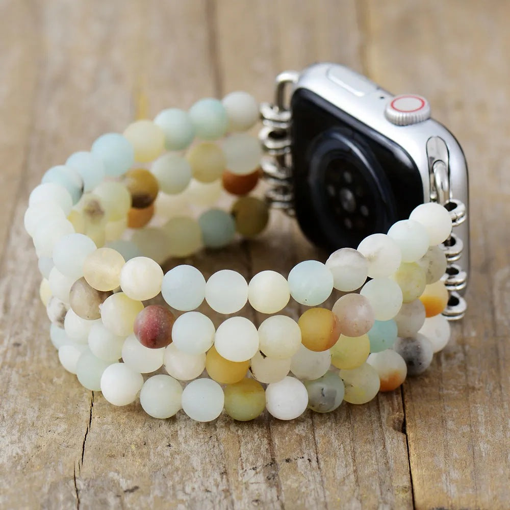 Hot sale 6MM natural stone handmade bracelet