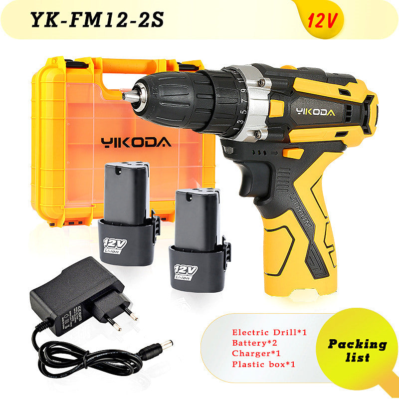 Dual multifunctional electric speed household cordless lithium electric drill