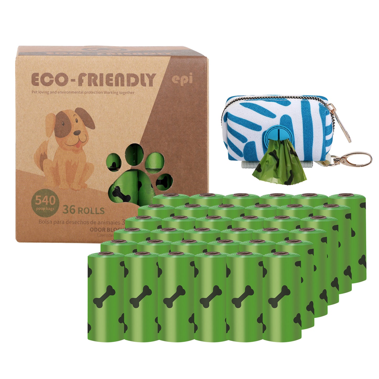 New product dog poop bag with dispenser