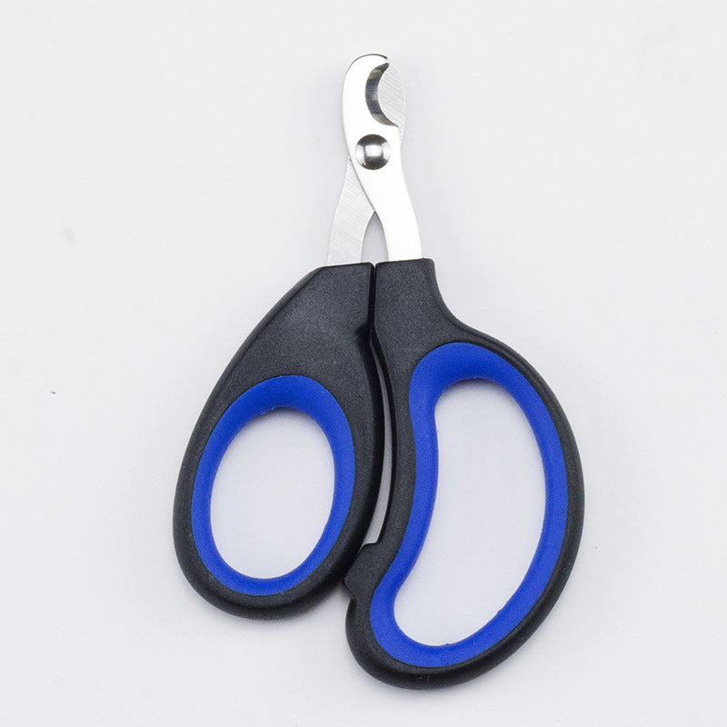 Small blind cat round hole nail scissors