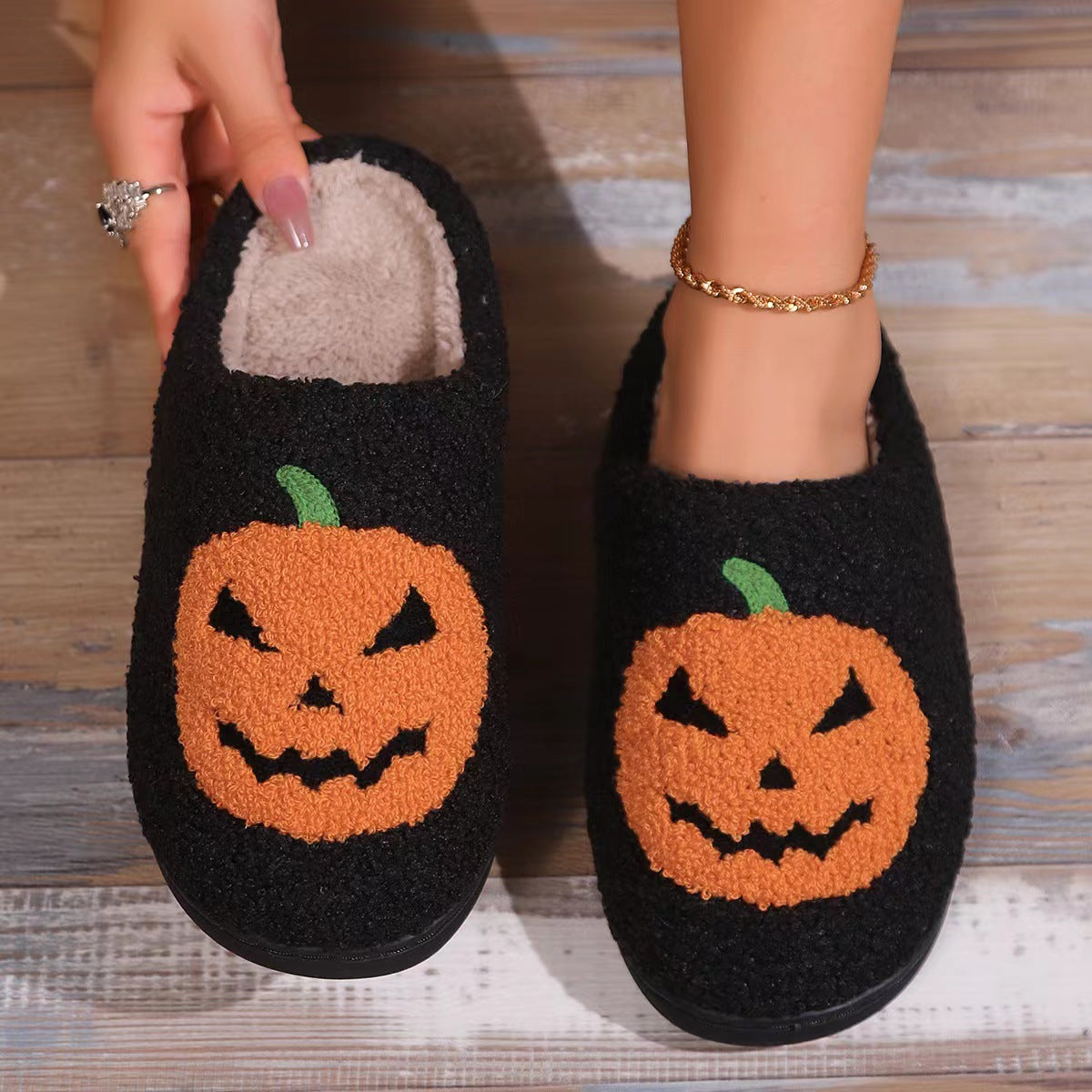 Spooky Halloween Slippers