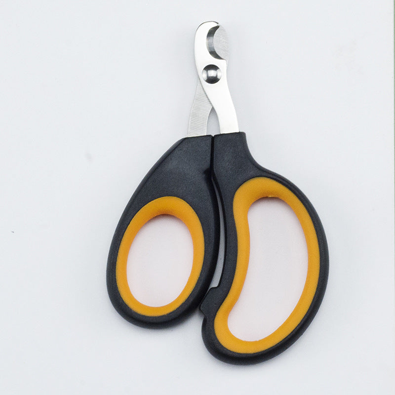 Small blind cat round hole nail scissors