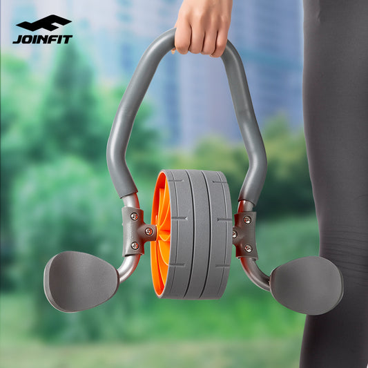 Abdominal Roller Abs Wheel with Elbow Support Knee Pad 4D Abs Roller