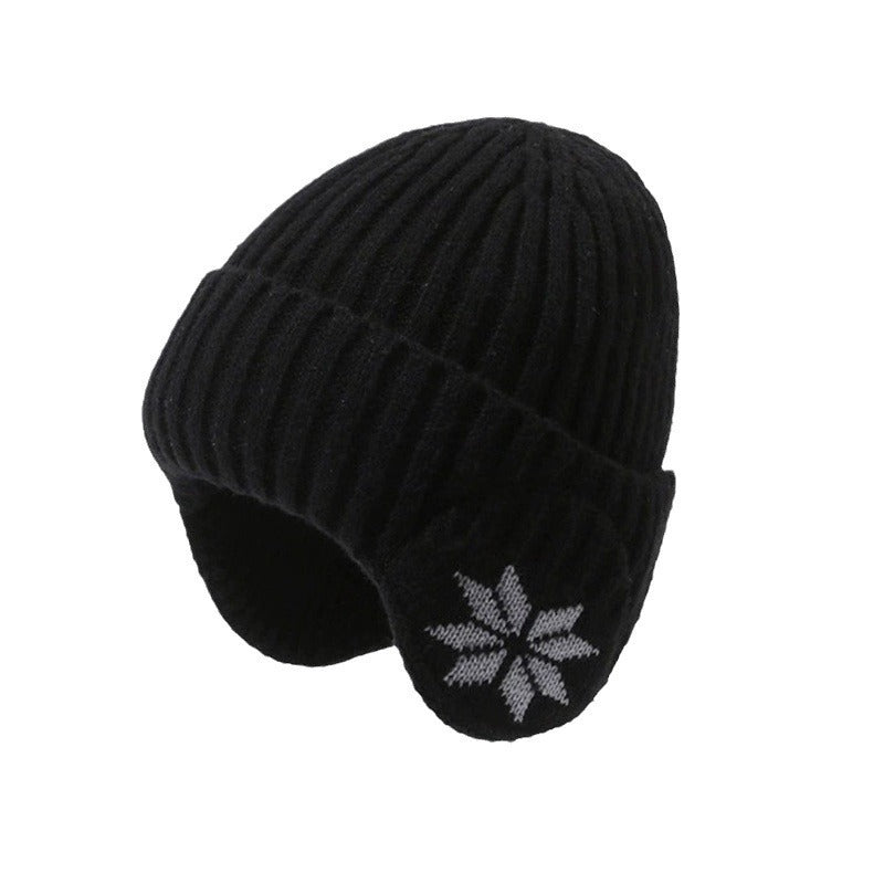 Winter windproof and cold-proof wool knitted hat