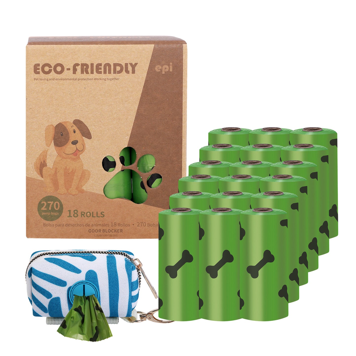 New product dog poop bag with dispenser