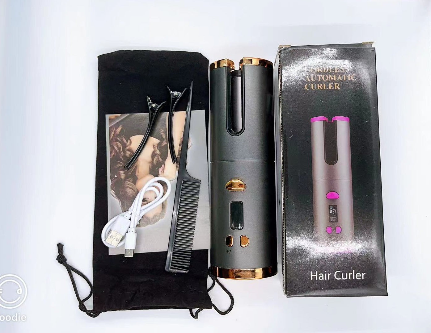 Automatic USB hair curler