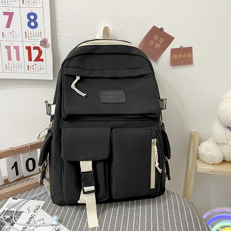 New large-capacity student school bag