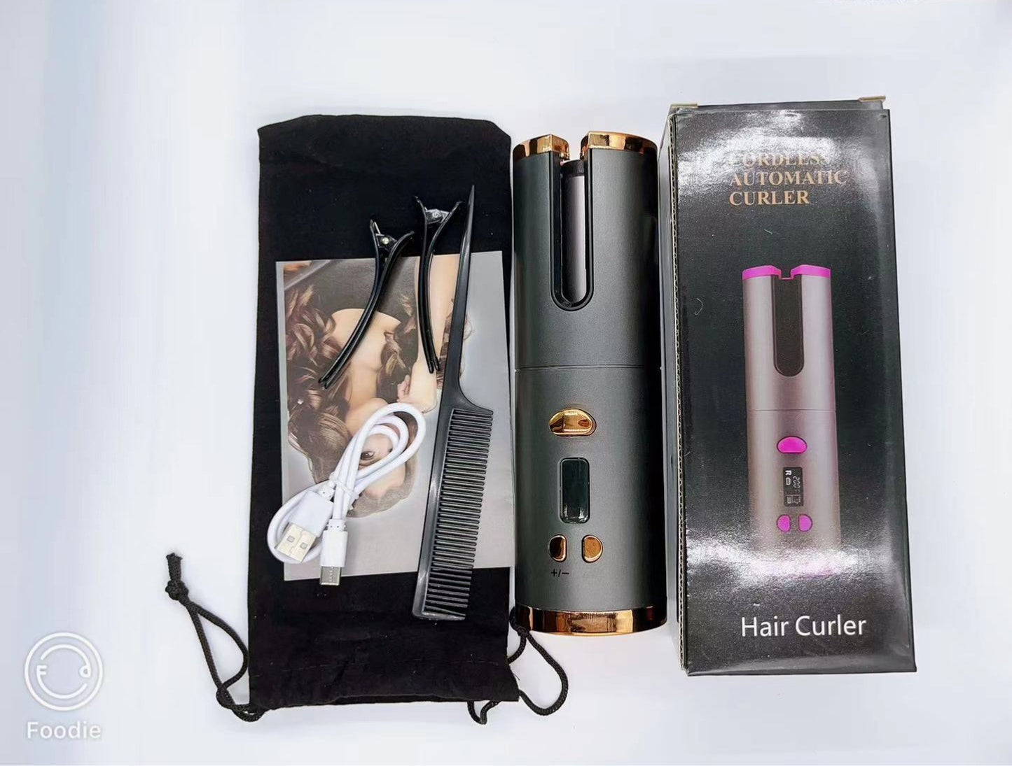 Automatic USB hair curler