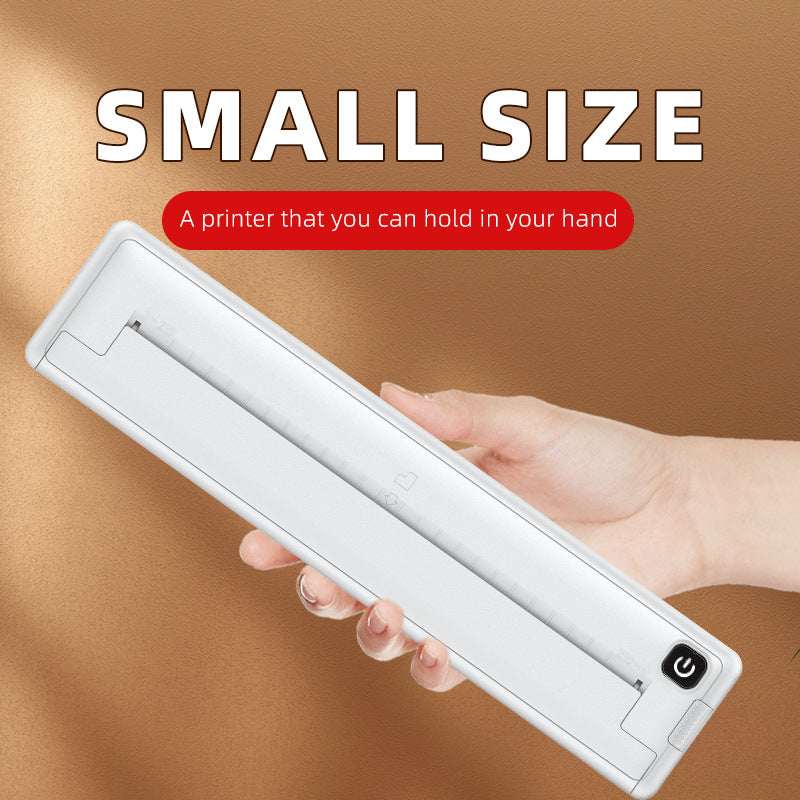 Wireless thermal A4 learning printer HD office household small mini portable inkless printing machine