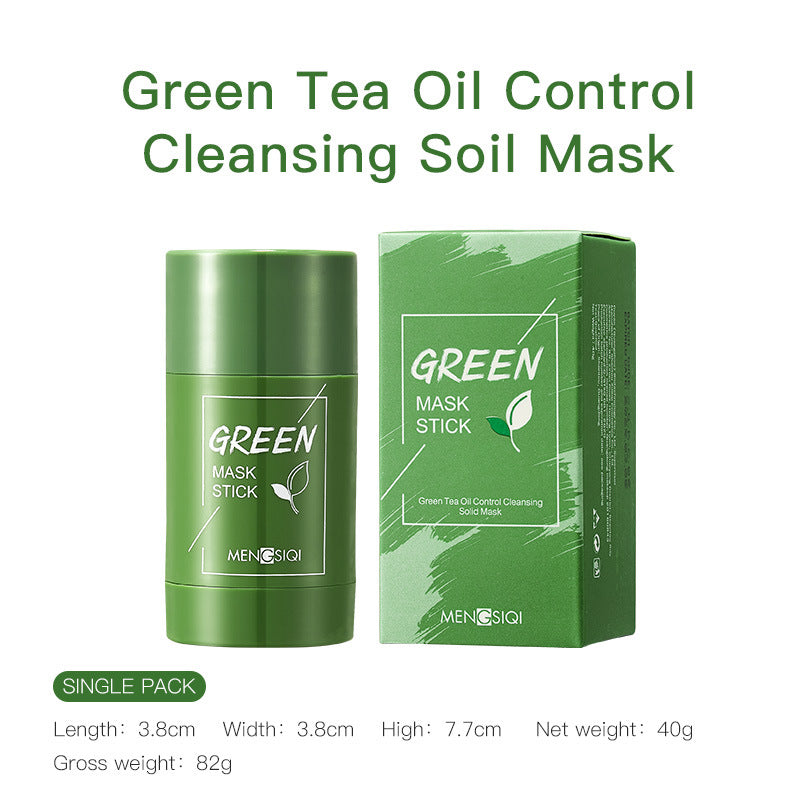 Green Tea Cleansing Oil Control Solid  Men and Women Moisturizing Smear