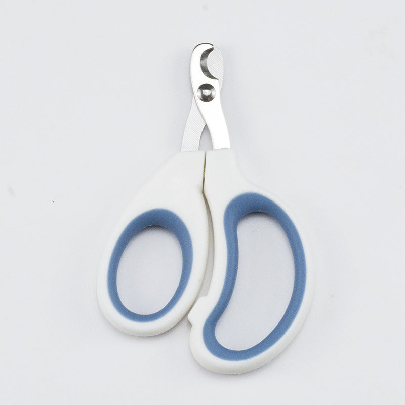 Small blind cat round hole nail scissors