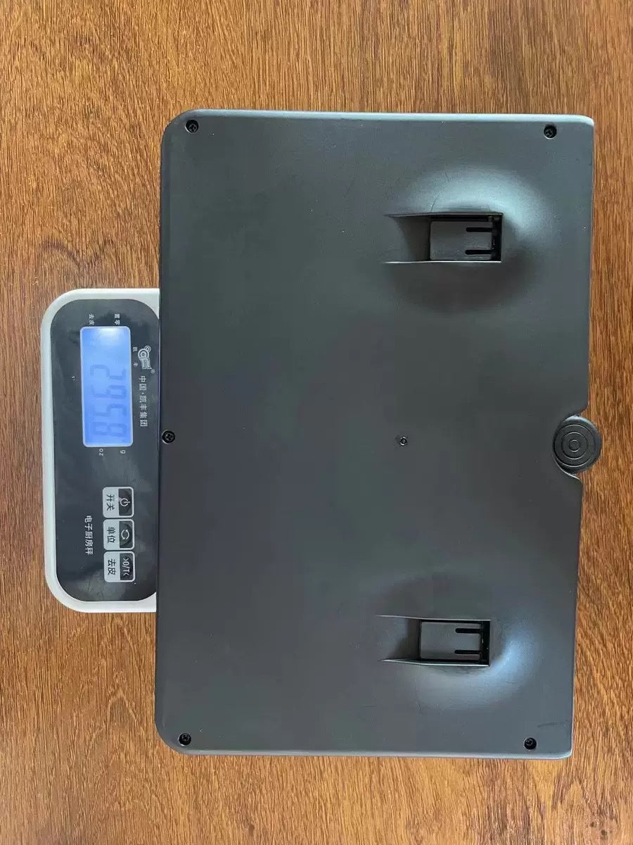 Black Multifunctional Mobile Phone Amplifier HD Screen 12-inch Screen Magnifier on a wooden surface