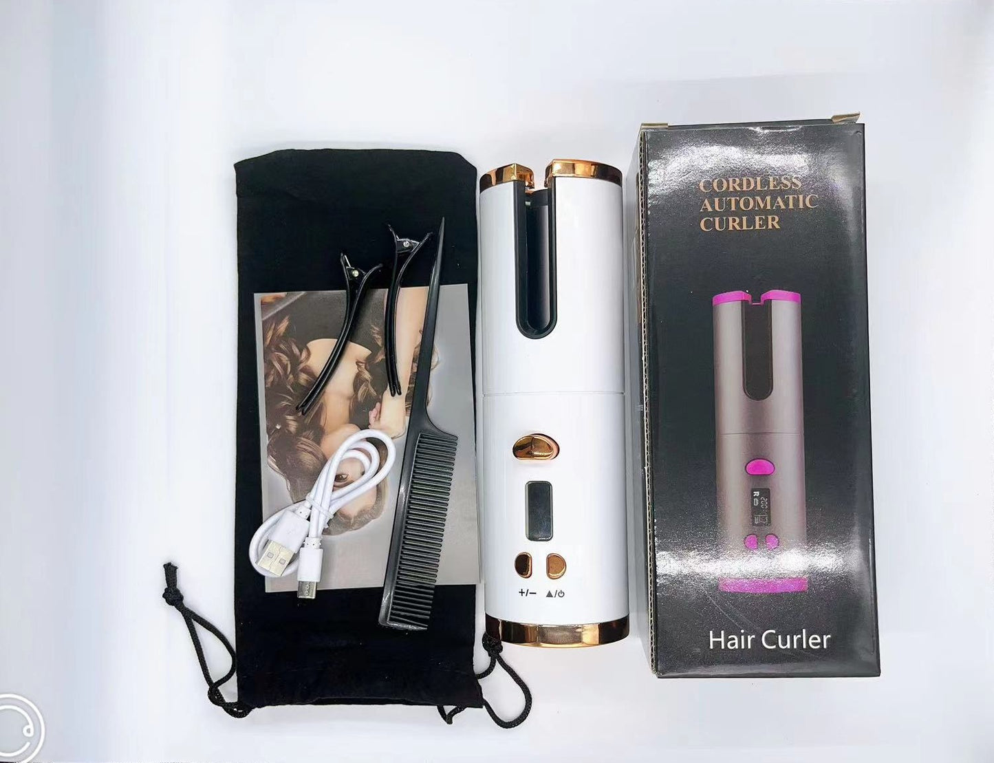 Automatic USB hair curler