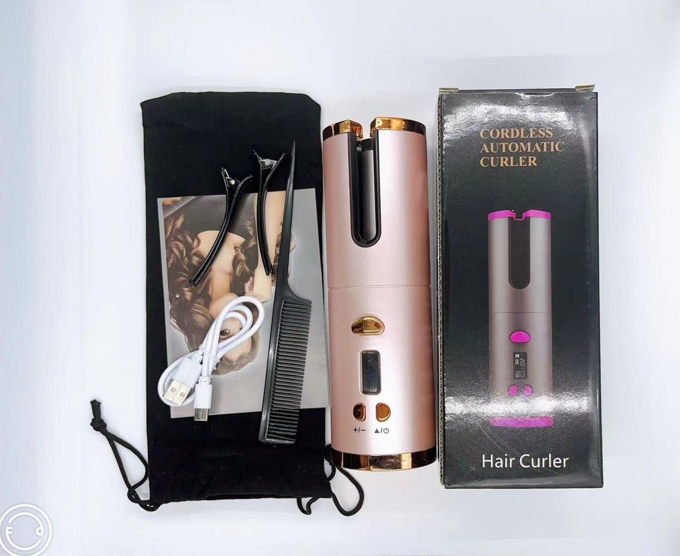 Automatic USB hair curler