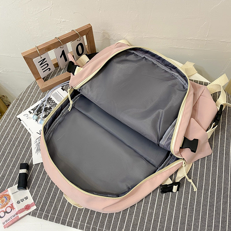New large-capacity student school bag