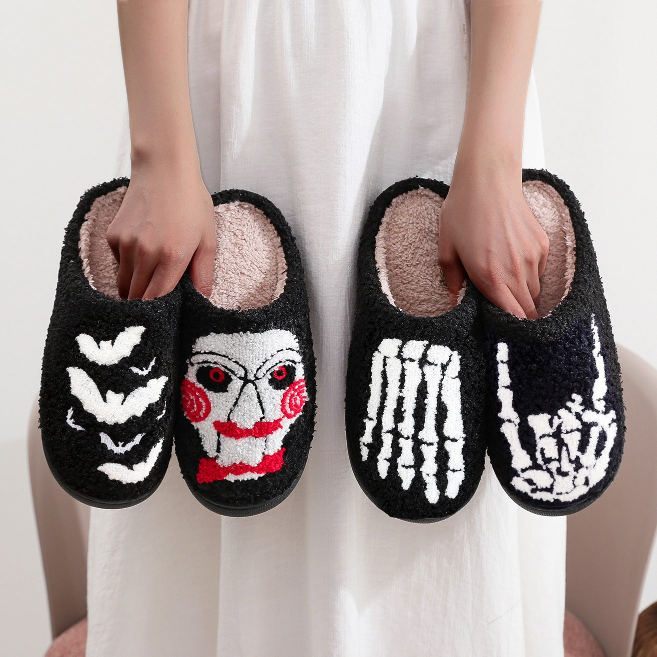 Spooky Halloween Slippers