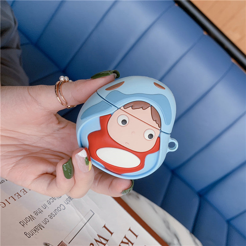 Cute Ponyo Goldfish AirPods Pro Earphone Case