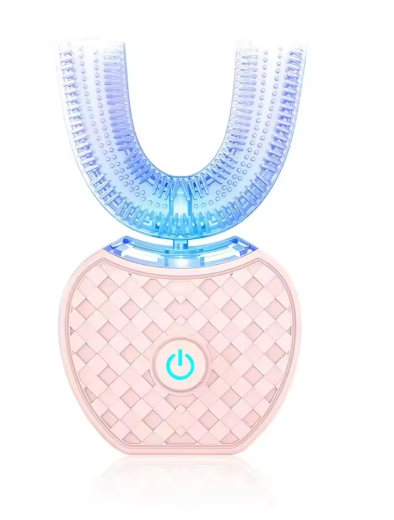 New Automatic Toothbrush U-Shape Full Mouth 360° Clean Teeth Whitening IPX7 Waterproof