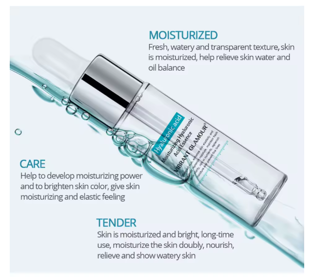 VIBRANT GLAMOUR Hyaluronic Acid Essence Moisturizing Firming Shrinking Pore 15ml