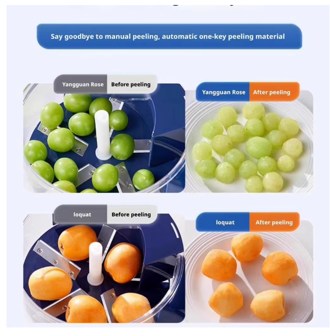 Electric automatic household fruit and vegetable peeler