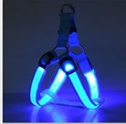 LED Dog Harness Leash Rope Belt