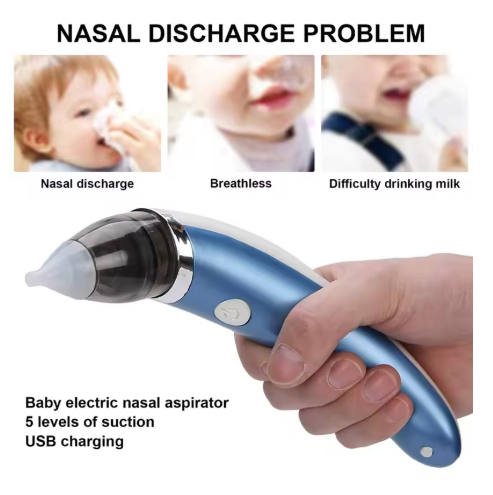 Children's nasal aspirator anti-reverse flow electric nasal aspirator
