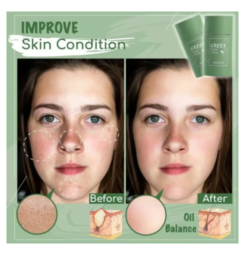 Green Tea Cleansing Oil Control Solid  Men and Women Moisturizing Smear