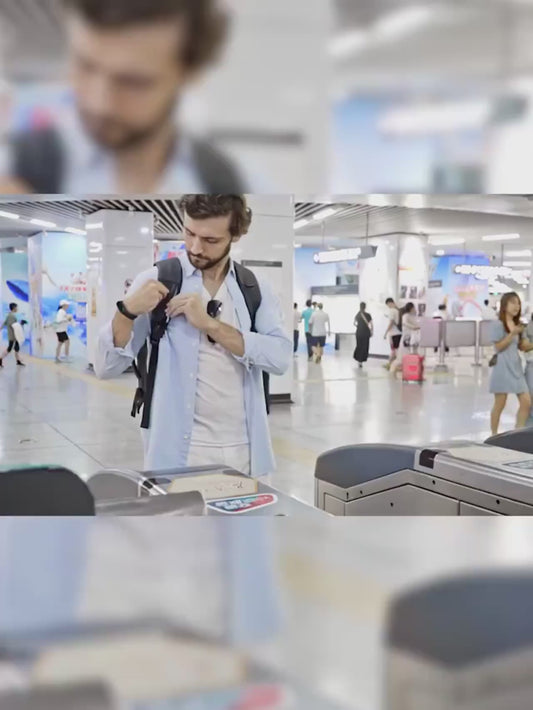 Mark Ryden Expandable Men Backpack Fits 17 inch Laptop USB Recharging Travel Male Bag Mochila